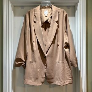 LC Lauren Conrad Women's Tan Blazer